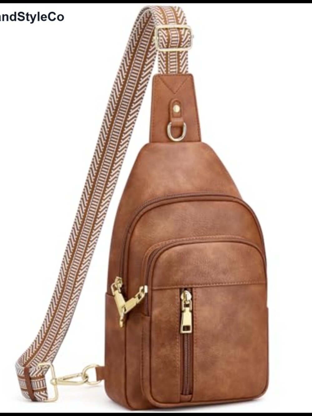 Anti Theft RFID Crossbody Sling Purse Faux Leather Travel